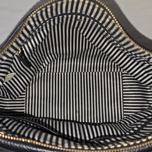 Kate Spade Orchard Street Treana Black Pebble Grain Leather Hobo Shoulder Bag - Picture 9 of 15